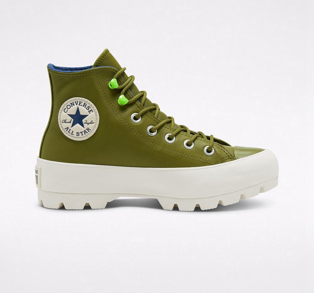 Converse invierno outlet verde