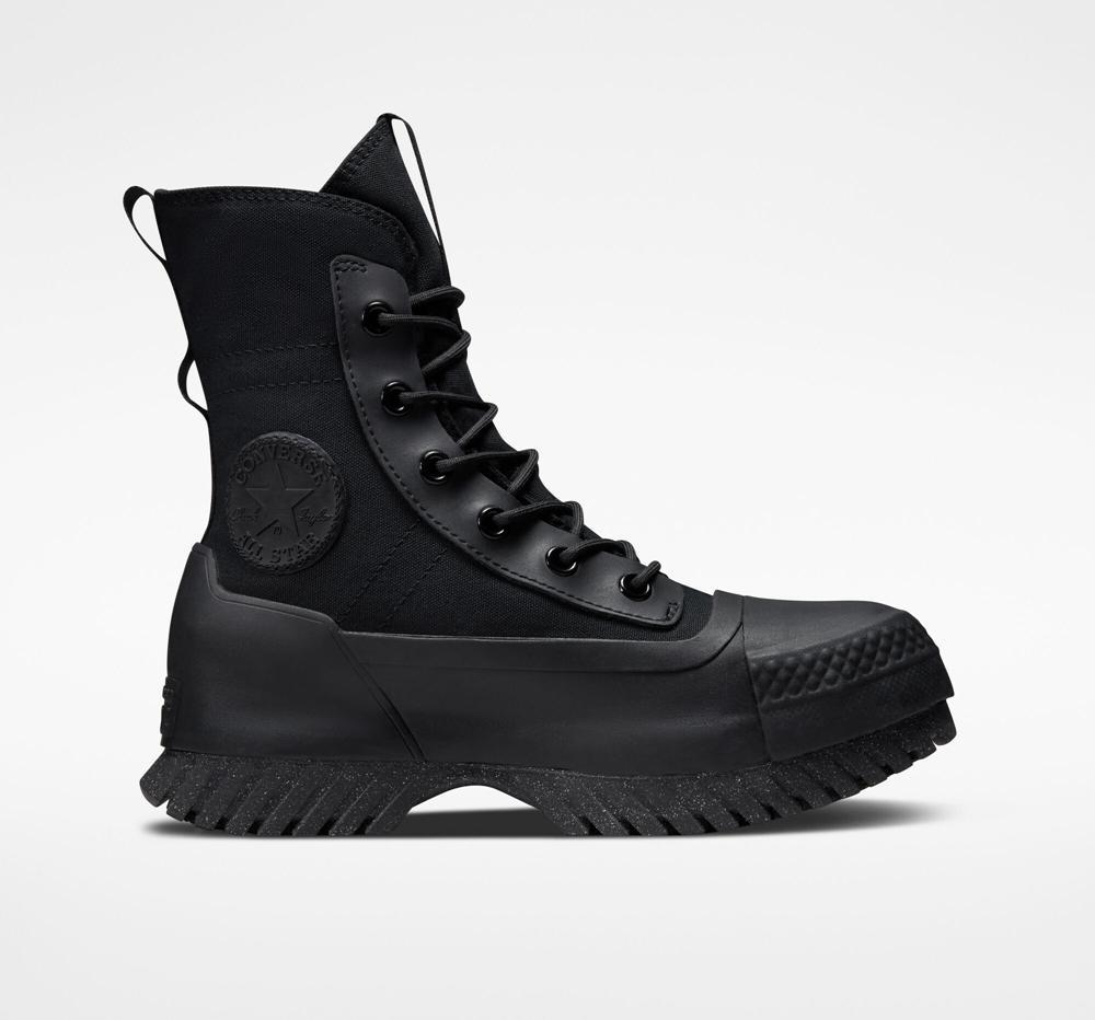 Converse bota negra discount precio