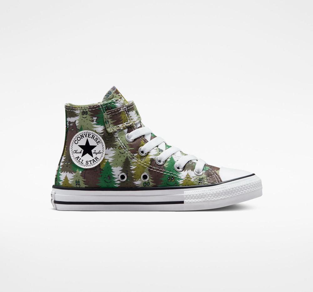 Converse verdes sales niño