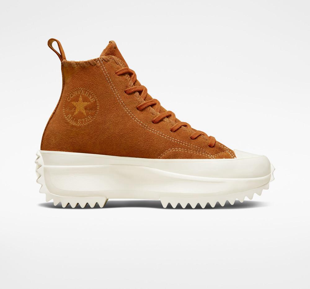 Converse plataforma online marrones